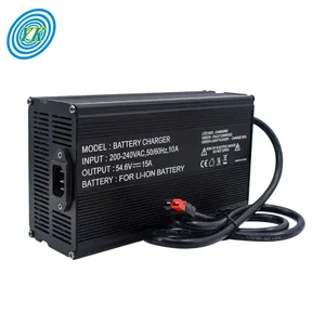 Yucoo เครื่องชาร์จแบตเตอรี่ตะกั่วกรด15A 24V สำหรับสกูตเตอร์ไฟฟ้า YK-CD2415