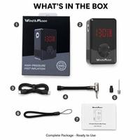 Smart Cordless 130PSI High Pressure Digital Display LED Rechargeable Mini Electric Bicycle Tire Air Pump Inflator