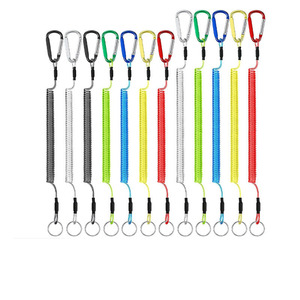 Lanière rétractable <span class=keywords><strong>automatique</strong></span> Protection de canne à pêche Contrôleur de poisson Lanière d'alpinisme Boucle de pêche <span class=keywords><strong>Moulinet</strong></span> élastique - Product Image 4