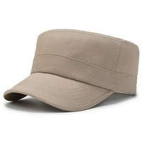 Gorras deportivas negras con ala curva y parte superior plana con logotipo personalizado de algodón 100% de Color sólido de alta calidad para hombres y mujeres
