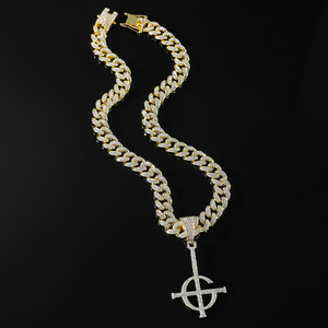 Hot Selling Light Luxury Exquisite Design Circle <b>Cross</b> Pendant Necklace Personalized Women's Necklaces Fashion Jewelry - Product Image 1