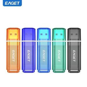 EAGET F8 Custom LOGO Plastic Gift Usb Flash Drives Wholesale Stick USB Key Mini Thumb Drive Flash Memory Cle USB Pendrive