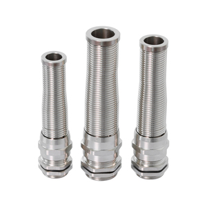 Npt1/4 "Npt3/8" Npt1/2 "Flex a spirale in ottone per cavi <span class=keywords><strong>molla</strong></span> con protezione Anti piegatura in acciaio inox - Product Image 2