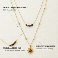Hisera Nouveauté Best-seller Pierre en résine cristalline naturelle couleur caramel Unisexe Élégant Luxueux Plaqué or 18 carats Collier Chandail Bouddhisme