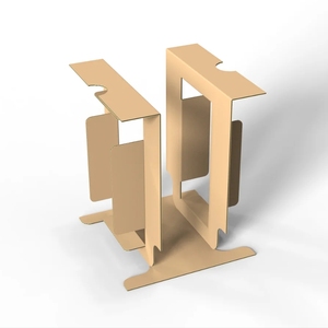 Thiết kế sáng tạo có thể tái chế cứng các tông sóng bao bì hộp thân thiện với môi trường cố định chèn cho thủy tinh dễ vỡ - Product Image 3