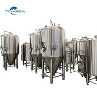 Tonsen Iso Équipement de brasserie Fermentation de bière Usine clé en main pour les pubs de bar