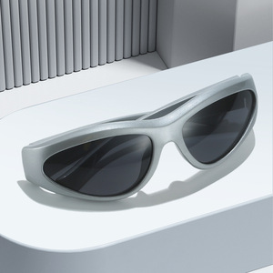 STY20925G nouvelles lunettes <span class=keywords><strong>de</strong></span> sport <span class=keywords><strong>de</strong></span> plein air futuristes Steampunk Y2K lunettes <span class=keywords><strong>de</strong></span> soleil miroir lentille femmes mode équitation lunettes <span class=keywords><strong>de</strong></span> soleil hommes - Product Image 2