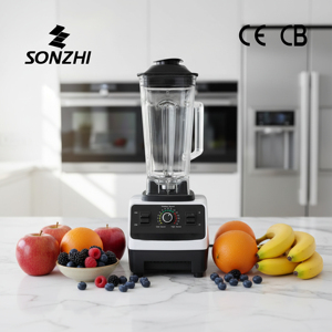 Licuadora <span class=keywords><strong>Profesional</strong></span> Comercial de Servicio Pesado 800W, Sumergible de Gran Capacidad 2.5L, Batidora Eléctrica de Batidos para el Hogar con 15 Velocidades - Product Image 1