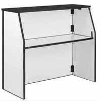 Prix d'usine pas cher moderne nouveau design mobile pliant événement fête led Portable Bar Counter