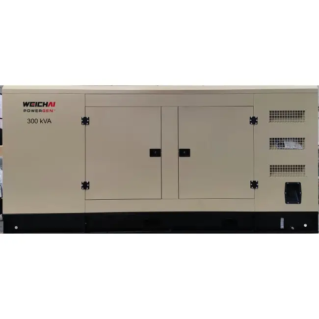 גנרטורים דיזל מסוג 250kw מקוררים במים מופעלים על ידי WEICHAI WP10D264E200