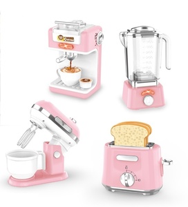 Juego de Electrodomésticos de Cocina de Juguete, Cafetera Eléctrica, Batidora, Licuadora y <span class=keywords><strong>Tostadora</strong></span> de Juguete, Juego de Simulación de Cocina para Niños - Product Image 4