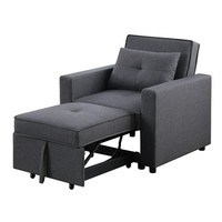 Sofá Cama Convertible Multifuncional Moderno, Reclinable y Extensible para Apartamentos Pequeños y Salas de Estar