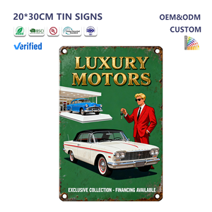 Wholesale Aluminium Embossed Advertising Sign Wall Decorations Retro Style Cola <strong>Beer</strong> <strong>Signs</strong> Rectangle Wall Hanging Plate Vintage - Product Image 1