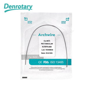 Fornitore della cina commercio all'ingrosso Super elastico Niti Cooper <span class=keywords><strong>TMA</strong></span> arco ortodontico filo retromarcia dentaria staffa ortodontica naturale - Product Image 1
