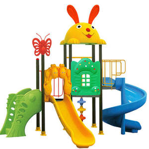 Juego de toboganes para niños de parque al aire libre de plástico y acero inoxidable modular multisección para Parque Comercial - Product Image 4