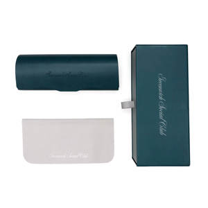 Роскошные кожаные солнцезащитные очки с логотипом на заказ упаковочная коробка для очков сумка для очков Аксессуары Футляр для очков - Product Image 2