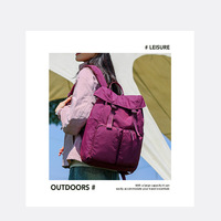 Sac à dos à grande capacité résistant aux éclaboussures avec bandoulière incurvée pour hommes et femmes, sac de voyage décontracté, sac à dos pour ordinateur portable