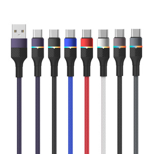 Câble de synchronisation de données USB Type-C à charge rapide 2.4A pour téléphone portable, tablette, <span class=keywords><strong>smartphone</strong></span>, <span class=keywords><strong>cordon</strong></span> de chargeur <span class=keywords><strong>avec</strong></span> alimentation Power Delivery - Product Image 5