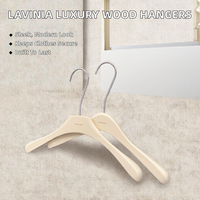 Cintres muraux de luxe en bois massif, robustes, finition laquée blanche, modernes, pour supermarché, magasin de vêtements, salle de bain
