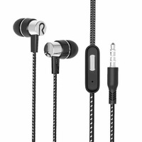 Prix d'usine le plus bas, vente en gros transfrontalière, écouteurs intra-auriculaires de sport filaires avec microphone 3,5 mm, casque de jeu à basses profondes, en stock