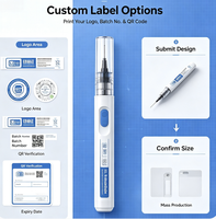 Étiquette personnalisée pour stylo médical, autocollant holographique étanche anti-contrefaçon avec code QR et numéro de série personnalisable