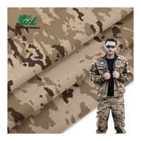 Tissu Ripstop Camouflage TC 6535 en Poly/Coton Tissé - Imperméable et Résistant aux Déchirures pour Vêtements de Garçons et Usage Tactique