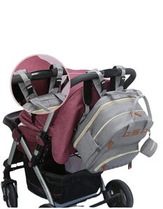 Baby Diaper <strong>Bag</strong> <strong>Backpack</strong> With Mosquito Net Portable Travel Bassinet With Waterproof <strong>Changing</strong> Pad - Product Image 3