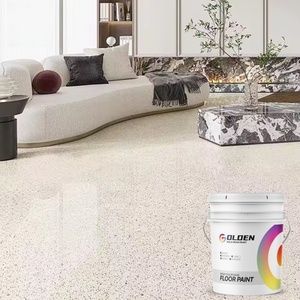 Peinture époxy liquide auto-nivelante antidérapante de haute qualité, durable, écologique, application de sable coloré au pinceau - Product Image 2