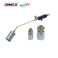 Torche de chauffage au propane LPG JZWELD en laiton à col de cygne avec tuyau et kit de réparation AC 220V