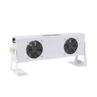 Chinesischer Hersteller: Antistatischer Ventilator mit Druckknopf und Hängemontage für Industrielle Anwendungen, DC-Motor, Doppelkopf-Antistatikventilator