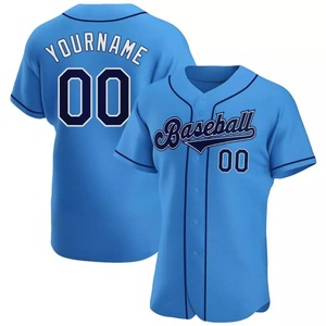 Maillot de baseball rayé imprimé 100% polyester, couleur personnalisée, uniforme de baseball pour adultes et enfants, uniformes de volley-ball personnalisés - Product Image 3