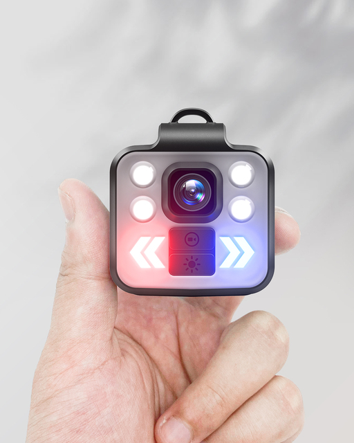 1080P High Revolution Mini Body Camera with LED Flashlight IP65 Waterproof Night Vision Video Recording Long Battery Recorder