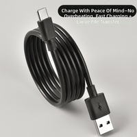 Câble de charge USB pour microphone avec charge ultra-rapide, gaine en PVC et blindage tressé