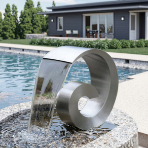 Mini <span class=keywords><strong>piscine</strong></span> intérieure ou extérieure économique au design moderne avec <span class=keywords><strong>cascade</strong></span> de lames d'eau <span class=keywords><strong>pour</strong></span> spa - Product Image 1