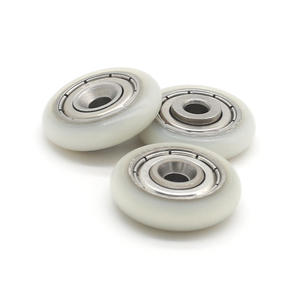 Factory Direct Stainless Steel Bearings and Engineering Nylon-Coated Pulleys 4*21*5mm PVC <b>Window</b> & <b>Door</b> <b>Rollers</b> Wholesale - Product Image 5