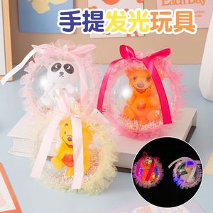 Bola de burbujas luminosa de mano, juguete de plástico con luz para niños de 2 a 4 años, unisex, sin batería, bola de cielo estrellado, juguete para niños - Product Image 5