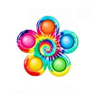Jouet Fidget Spinner Bulle Coloré Exclusif en PP et Silicone, Puzzle de Décompression, Modèle Pioneer RZ303, Jouets Promotionnels avec Logo - Product Image 4