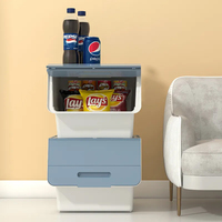 Meuble de rangement incliné en plastique PP avec couvercle supérieur latéral et étagère à chaussures pour cuisine, jardin et rangement de chaussures