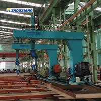Station de travail robotisée intelligente pour la soudure industrielle de la construction navale