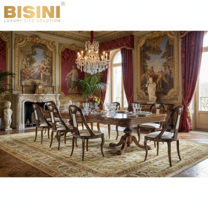 Fauteuil <span class=keywords><strong>de</strong></span> salle à manger vintage <span class=keywords><strong>de</strong></span> luxe <span class=keywords><strong>de</strong></span> style villa italienne, mosaïque florale artisanale en nacre, <span class=keywords><strong>chaise</strong></span> <span class=keywords><strong>de</strong></span> salle à manger rembourrée en tissu blanc doux - Product Image 3