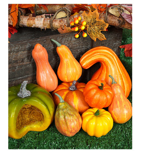 L06735 Decoración de Tienda al por Mayor, Frutas y Verduras Artificiales de Halloween, Decoración de Calabaza Artificial - Product Image 2