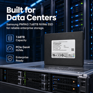 Untuk Samsung PM9A3 MZQL27T6HBLA-00A07 7.68TB Enterprise NVMe SSD, 2.5" U.2 PCIe 4.0 X4 NVMe TLC Server Solid State Drive - Product Image 3