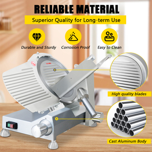 300mm Lame Plein Corps En Alliage D'aluminium Semi Automatique <span class=keywords><strong>Trancheuse</strong></span> <span class=keywords><strong>À</strong></span> Viande <span class=keywords><strong>Trancheuse</strong></span> <span class=keywords><strong>À</strong></span> <span class=keywords><strong>Jambon</strong></span> Machine De Découpe Sortie D'usine - Product Image 5