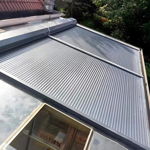 Persianas Enrollables Automáticas Modernas de Aleación de Aluminio Impermeables, Sistemas de Techo con Control Remoto, Protección Solar Ecológica para Exteriores - Product Image 6