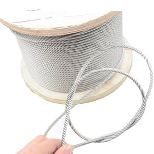 حبل من أسلاك الفولاذ المقاوم للصدأ رفيع ومخصص من أسلاك الفولاذ المطلي 7*7 معالجة الحبل - Product Image 6