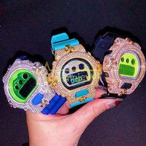 Реальный источник, Фабричный DW6900, кросс-пуш, Безель для часов, изготовленный на заказ, чехол для часов, хип-хоп - Product Image 3