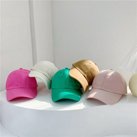 Gorra de Béisbol Infantil de Color Sólido, Gorra de Verano para Niños, Gorra de Primavera Estilo Coreano, Venta al Por Mayor