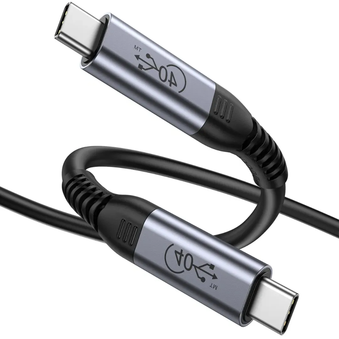 PD 240W 5A USB440Gbpsケーブルデータ転送Thunderbolt4による8Kビデオ速度充電