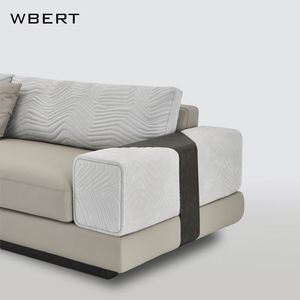 WBERT, sofá de tela minimalista italiano de gama alta, sala de estar, combinación moderna, sofá de apartamento Simple de lino y algodón Nórdico - Product Image 3