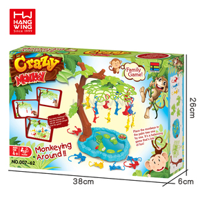 HW Family Party Juego de mesa complicado interactivo para padres e hijos Juguete para niños Crazy Hanging Monkey Around Scence Game Set para niños - Product Image 6